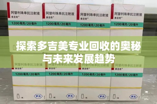 上饶探索多吉美专业回收的奥秘与未来发展趋势